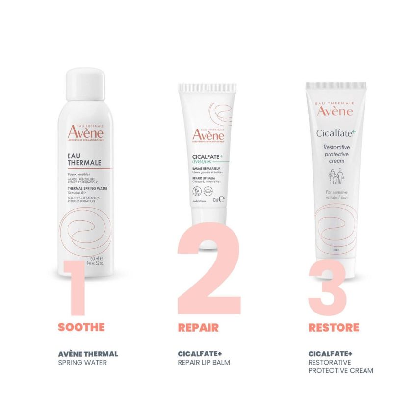 Avène Cicalfate+ Repair Lip Blam Bálsamo Repara e Protege Lábios Gretados 24H 10 ml  