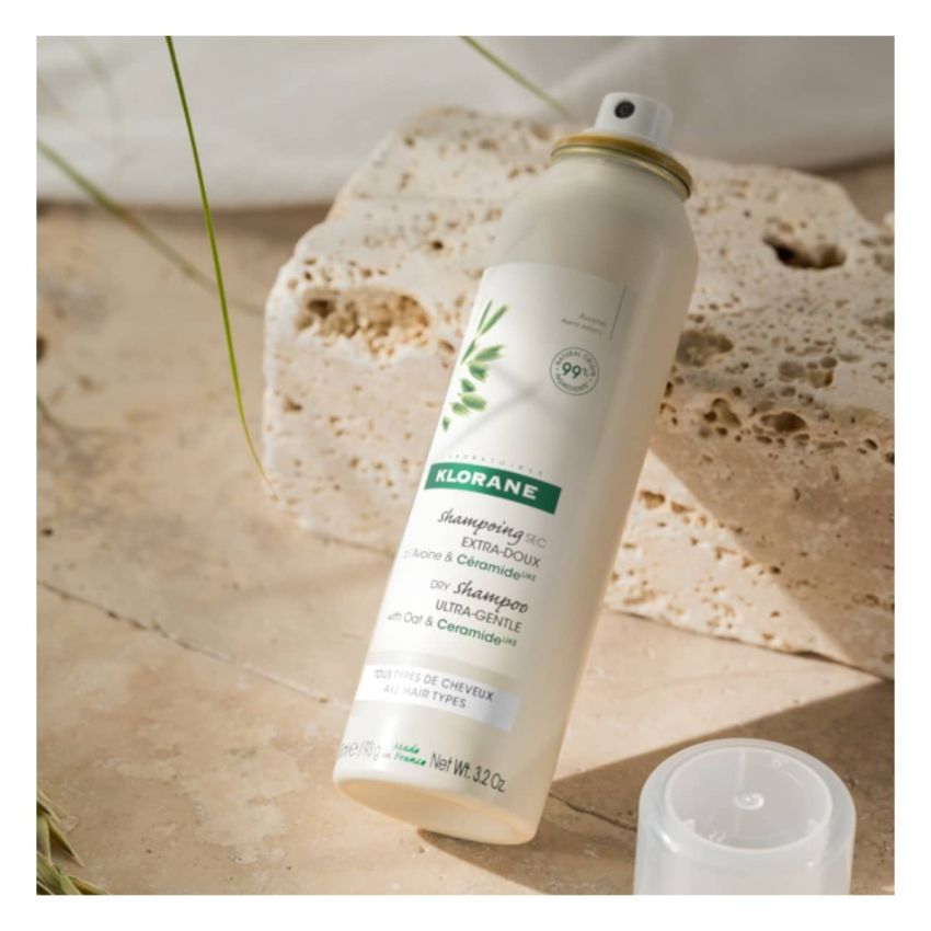 Klorane Champô Seco Extra-Doce com Leite de Aveia – 150ml