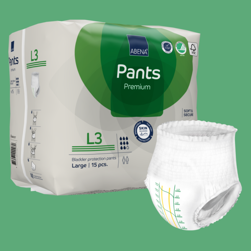 Abena Fraldas Cueca Pants Premium L3 – 15 Unidades