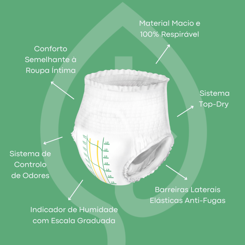 Abena Fraldas Cueca Pants Premium L3 – 15 Unidades