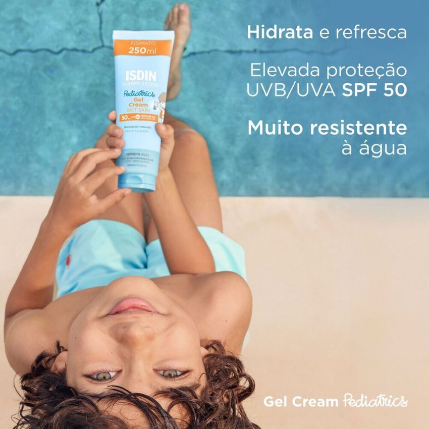  Protetor Solar Isdin Pediatrics SPF50+ Gel-Creme 250ml