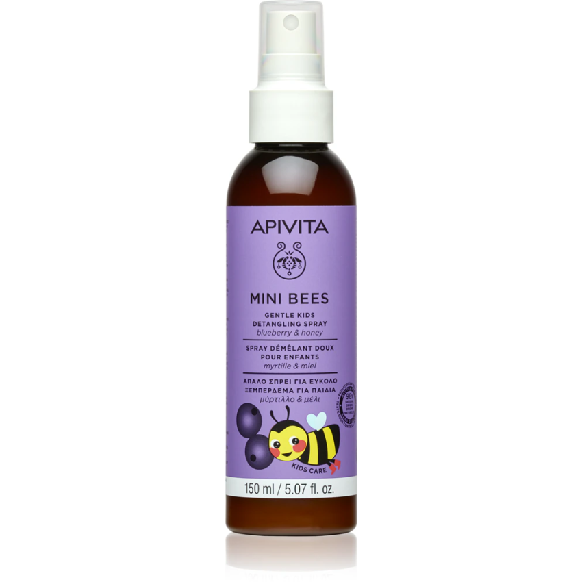 Apivita Mini Bees Spray de Desembaraçar de Mirtilo e Mel 150ml