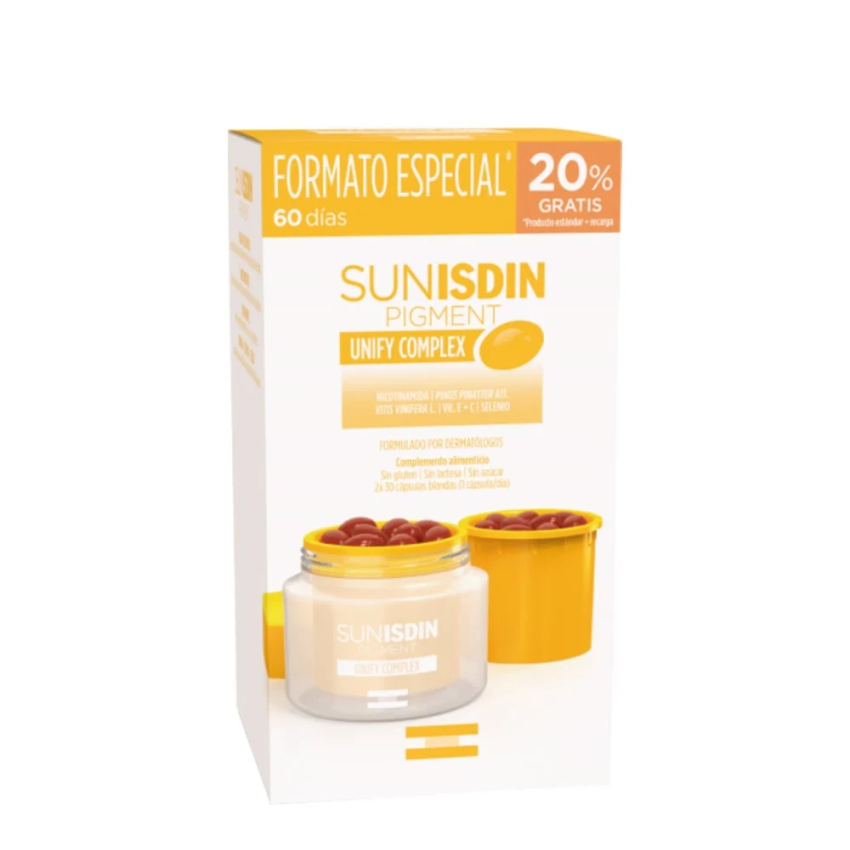  Isdin Sunisdin Pigment Unify Complex Recarga 2x30 Cápsulas