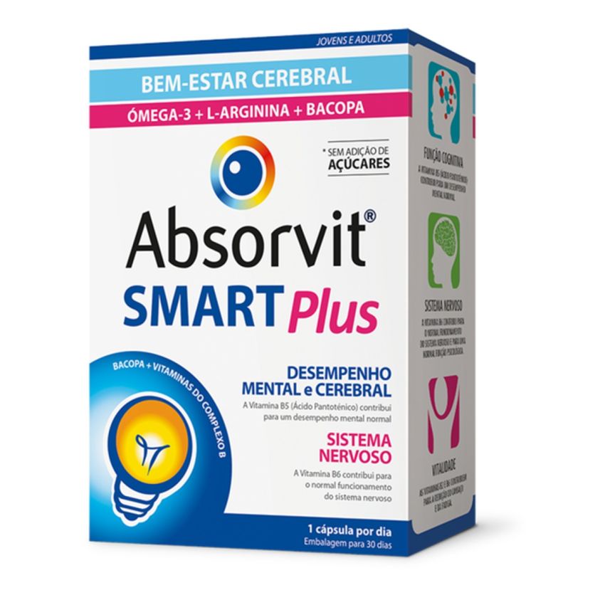 Absorvit Smart Plus 30 Cápsulas