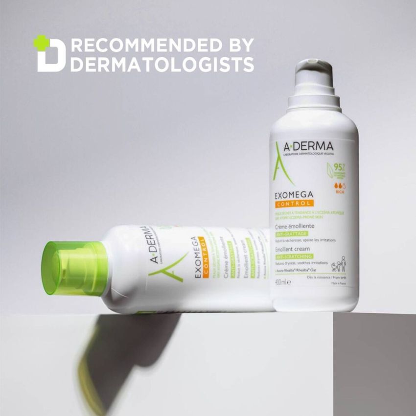 A-Derma Exomega Control Emollient Cream – Creme Nutritivo Calmante 400ml