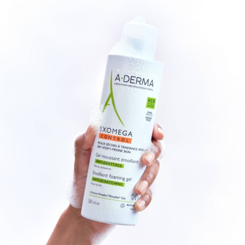 A-Derma Exomega Control Gel Espuma Emoliente 500ml