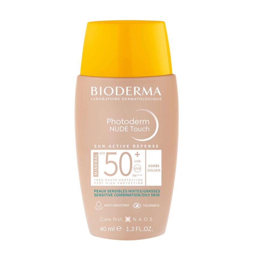 Bioderma Photoderm Nude Touch Dorée SPF50 40ml