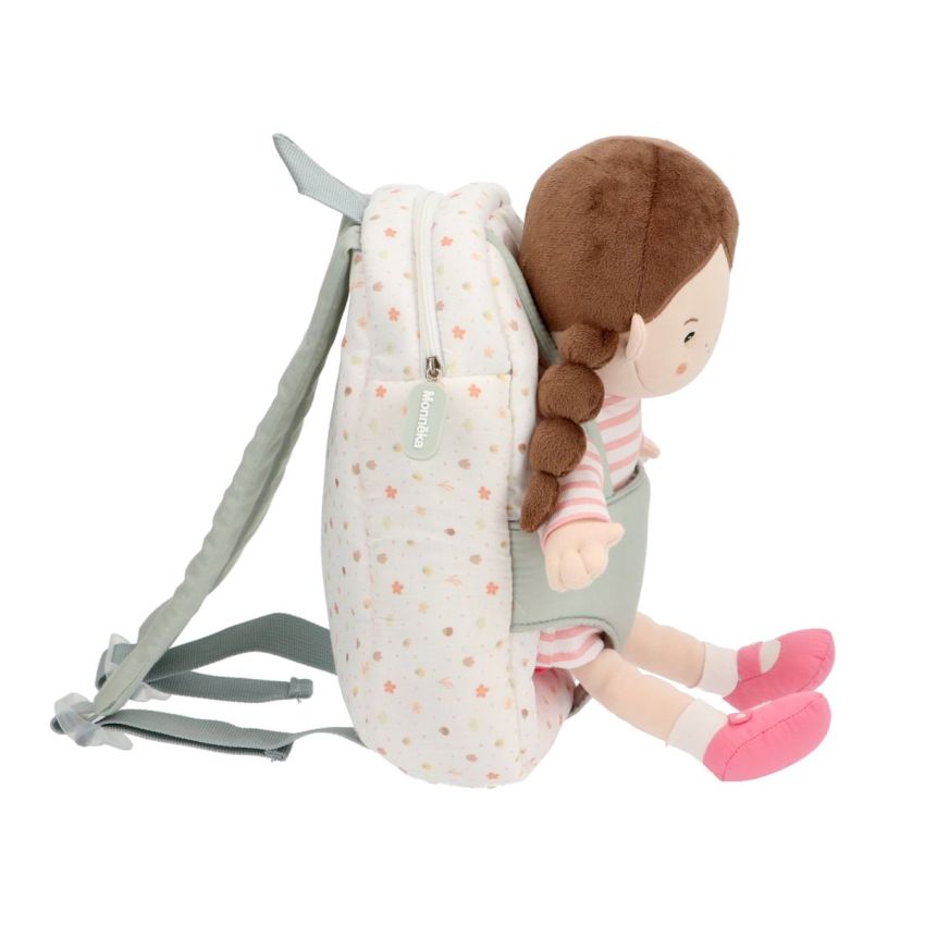 Monnëka Mochila Spring Garden para Bonecas