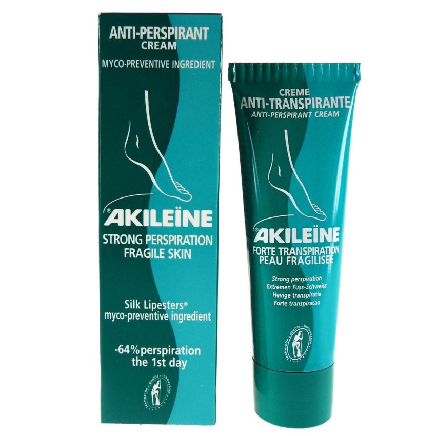 Akileïne Creme Antitranspirante Pés – 50ml