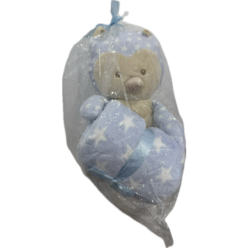 Duffi Set Mocho + Cobertor Fofinho Estrelinhas