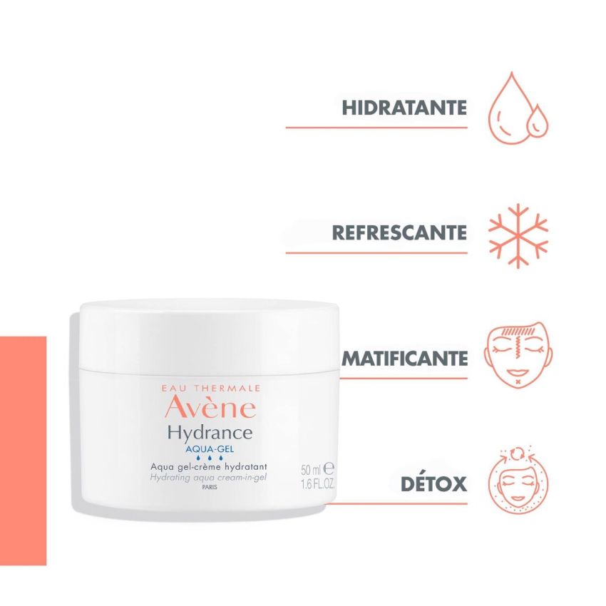 Avène Hydrance Aqua-Gel Creme Hidratante 50ml