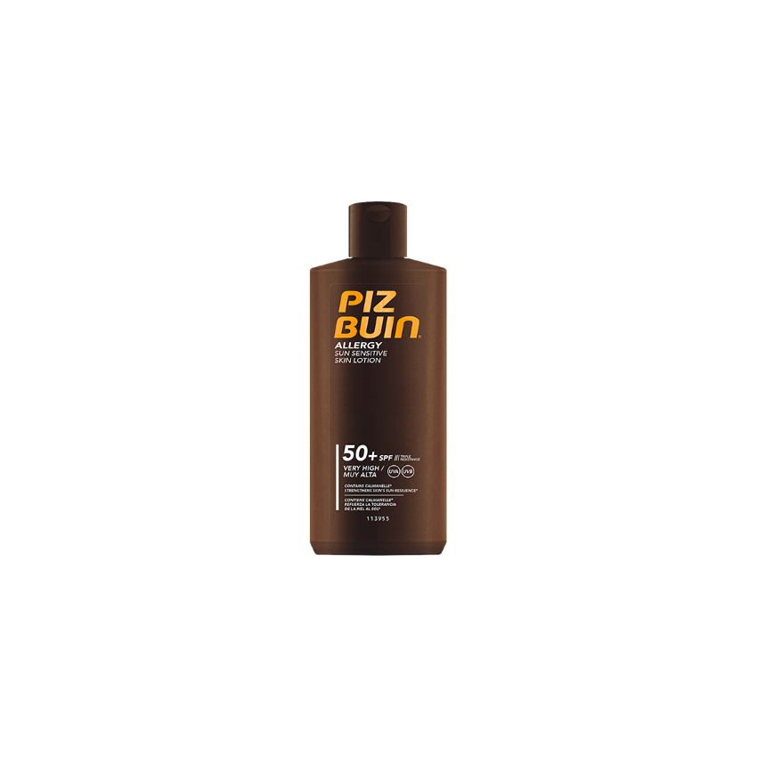 Piz Buin Allergy Loção Pele Sensível ao Sol SPF50+ 200ml