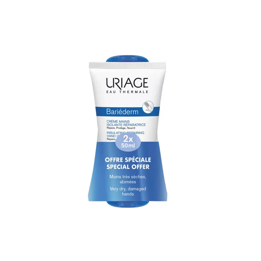 Uriage Bariederm Cica Creme Mãos 2x50ml