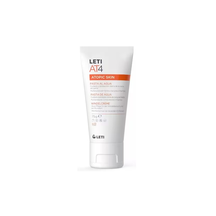 Leti AT4 Pasta de Água 75g – Proteção avançada contra assaduras 75g