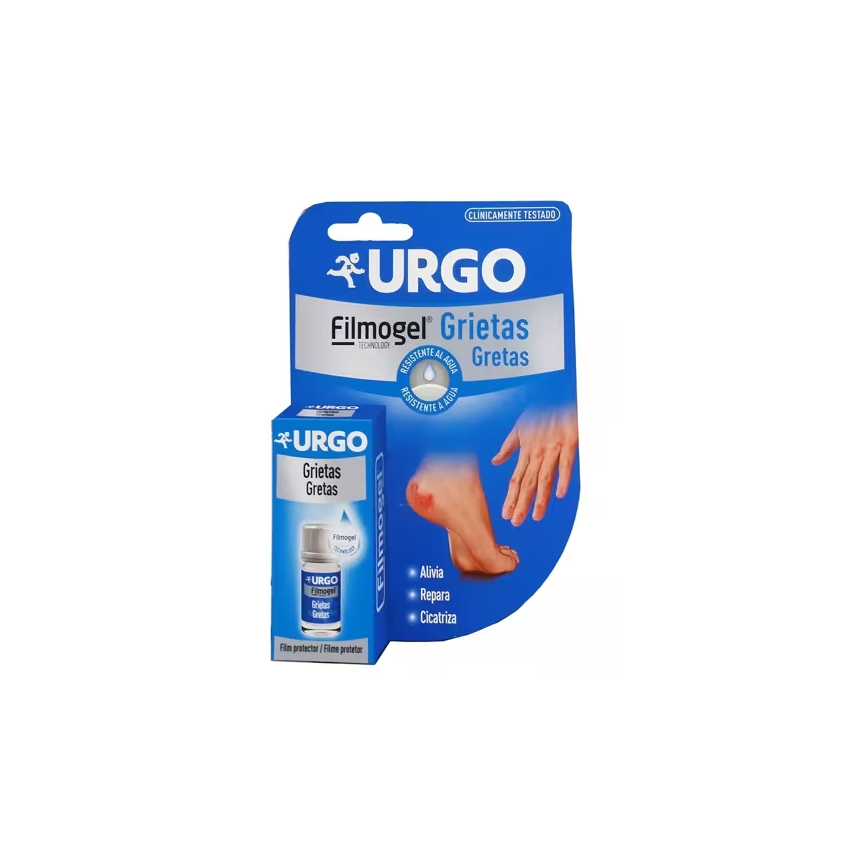 Urgo Filmogel Gretas Película Líquida – Reparação imediata para gretas e fissuras – 3,25ml