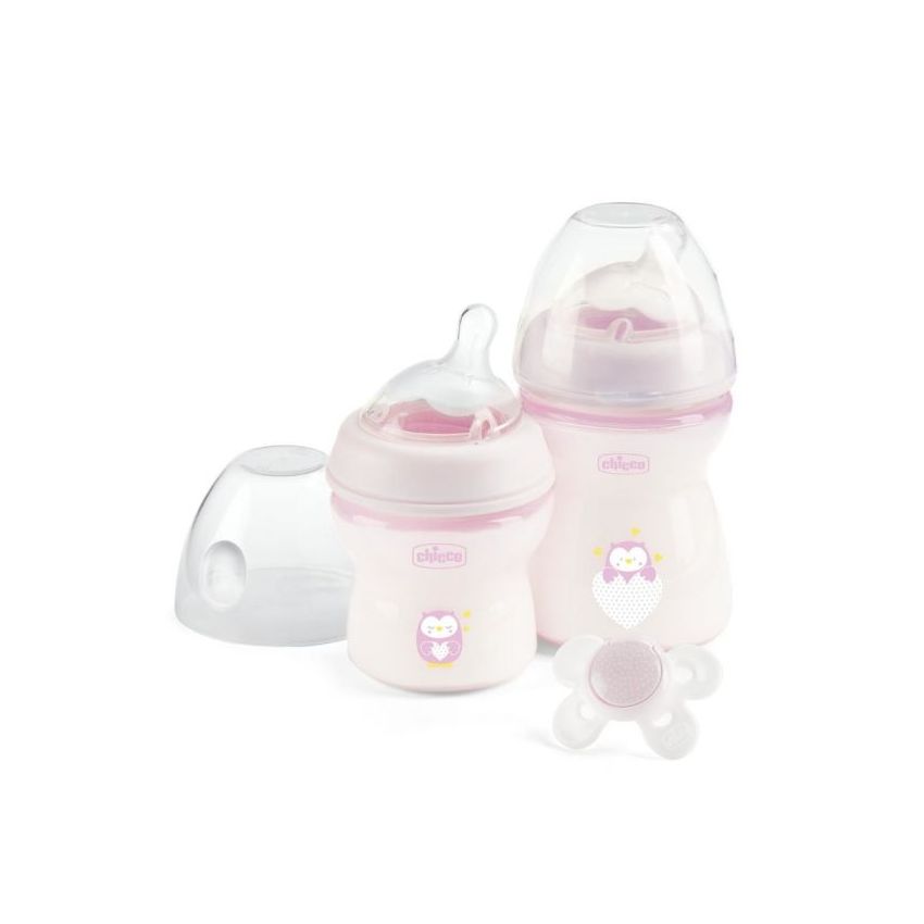 Chicco Conjunto NaturalFeeling Girl 0M+ Rosa