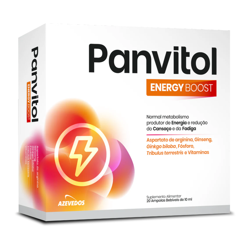 Panvitol Energy Boost – 20 Ampolas Bebiveis