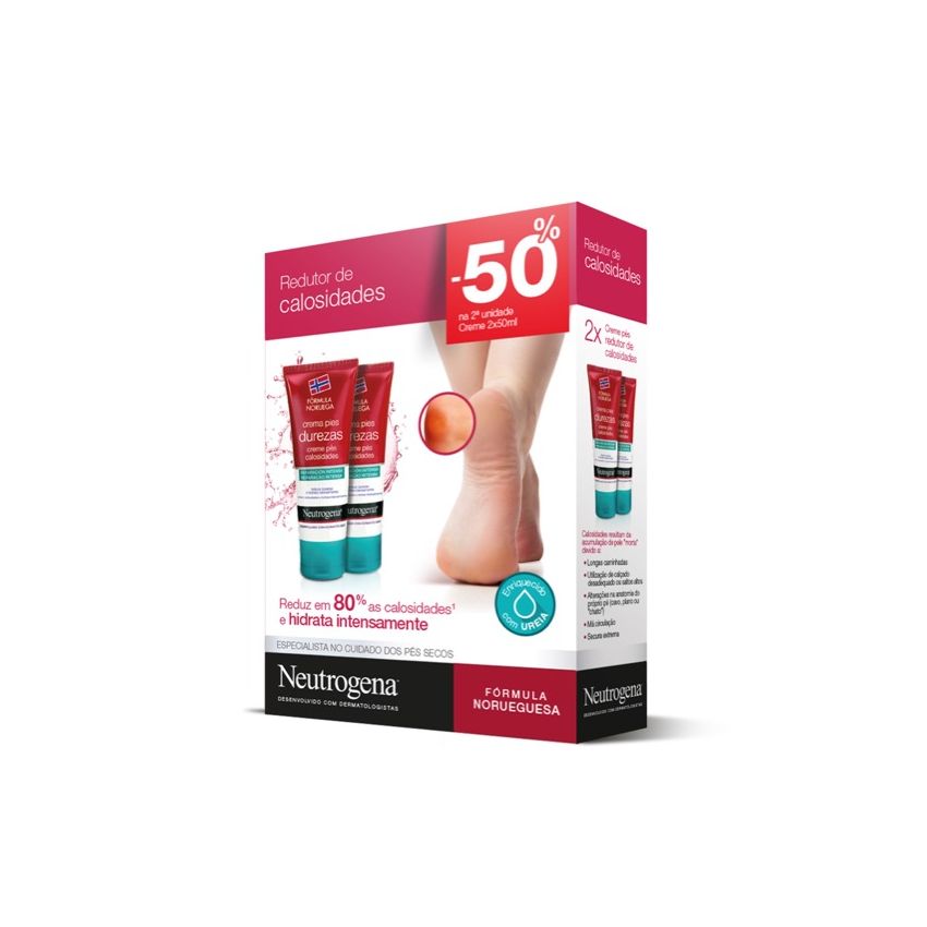  Neutrogena Creme Pés Calcanhares Gretados 2x50ml