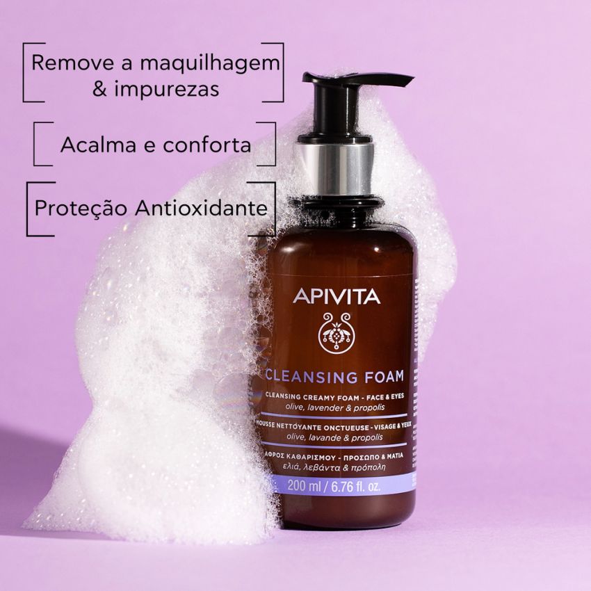 Apivita Cleansing Creamy Foam 200ml