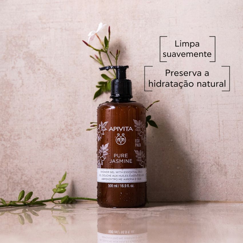 Apivita Pure Jasmin Shower Gel 500ml