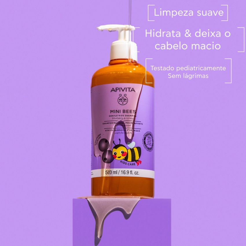 Apivita Mini Bees Gentle Kids Shampoo 500ml