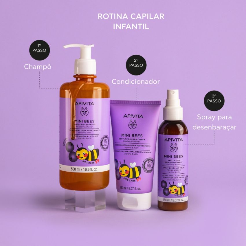 Apivita Mini Bees Gentle Kids Shampoo 500ml