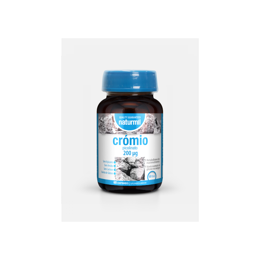Naturmil Crómio 200 mcg – 60 Comprimidos