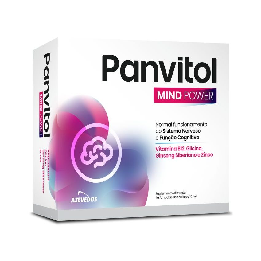 Panvitol Mind Power 20 Ampolas Bebíveis