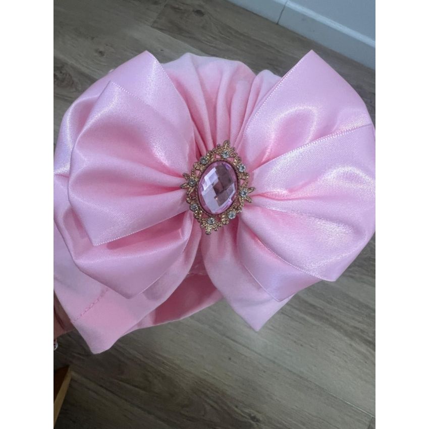 Touca de Algodão com Laço Princess