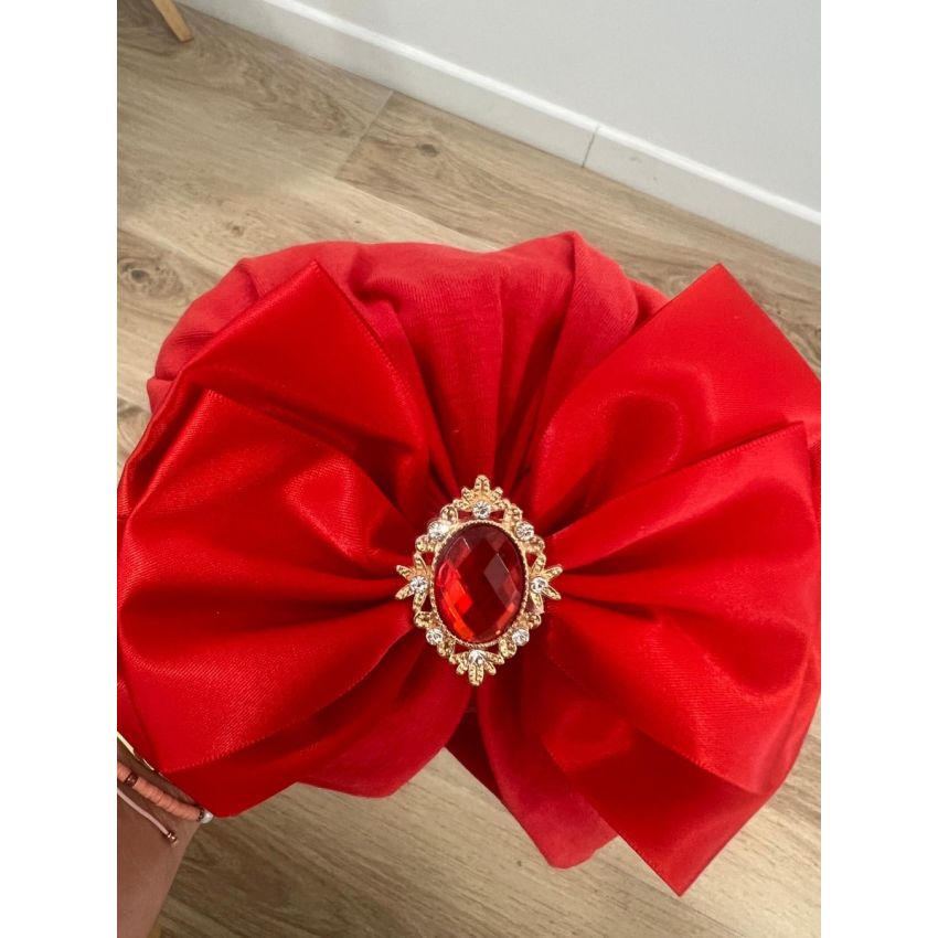 Touca de Algodão com Laço Princess