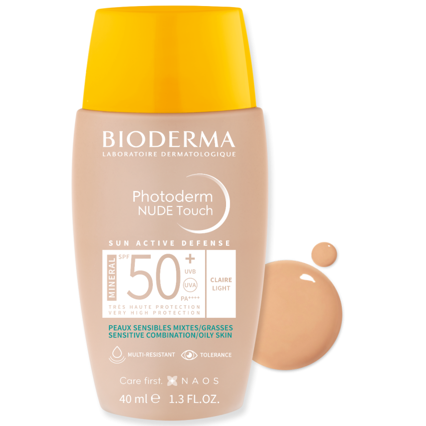 Bioderma Photoderm Nude Touch Claire SPF50 40ml