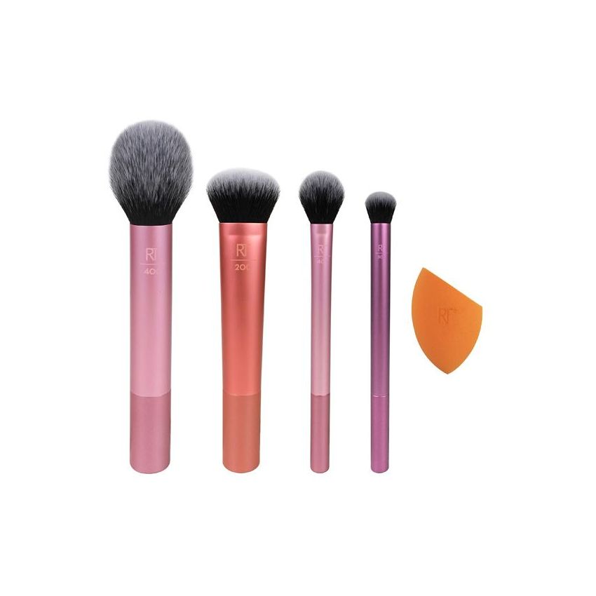 Real Techniques Set de Pincéis Everyday Essentials 5 Pincéis