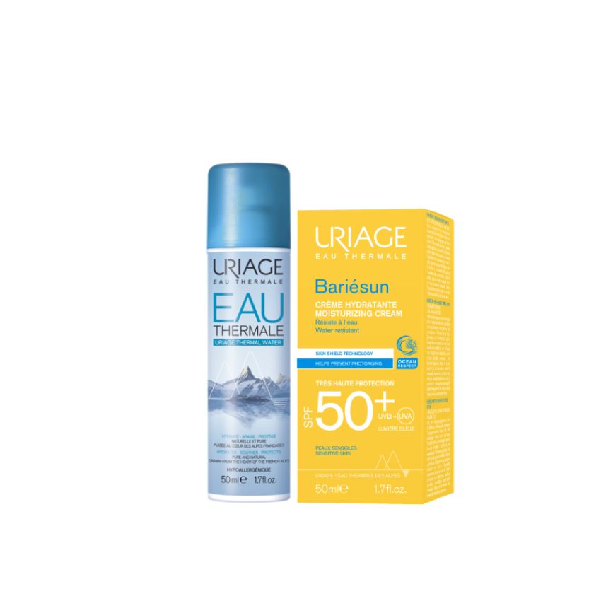 Uriage Bariésun Creme SPF50+ 50ml + Água Termal 50ml Coffret