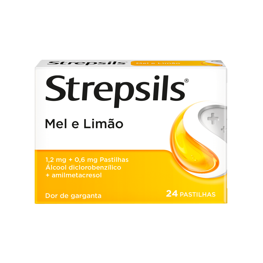 Strepsils Mel e Limão – 24 Pastilhas